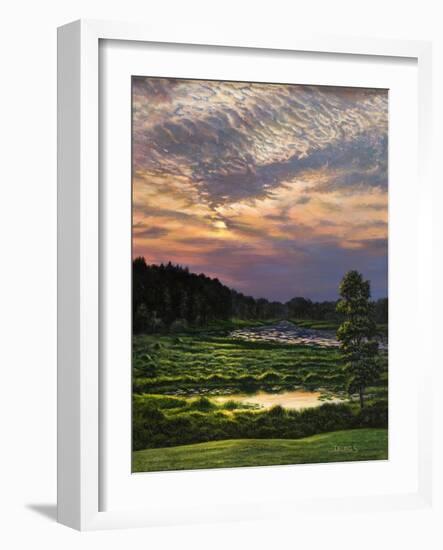 Marsh Sunset-Bruce Dumas-Framed Giclee Print