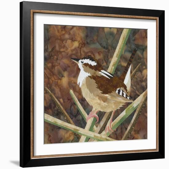 Marsh Wren-Kestrel Michaud-Framed Giclee Print