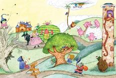 Farm Funnies - Humpty Dumpty-Marsha Winborn-Giclee Print