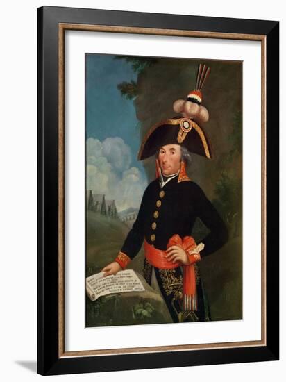 Marshal Andre Massena (1758-1817) Duke of Rivoli (Oil on Canvas)-French School-Framed Giclee Print