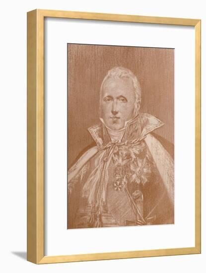 'Marshal Claude-Victor Perrin, Duke of Belluno', 1808, (1896)-Unknown-Framed Giclee Print