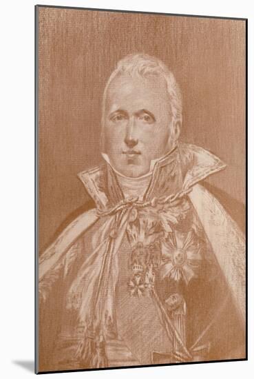 'Marshal Claude-Victor Perrin, Duke of Belluno', 1808, (1896)-Unknown-Mounted Giclee Print
