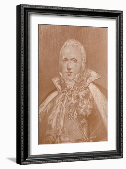 'Marshal Claude-Victor Perrin, Duke of Belluno', 1808, (1896)-Unknown-Framed Giclee Print