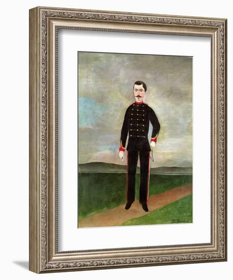 Marshal Des Logis Frumence-Biche of the 35th Artillery, C.1893-Henri Rousseau-Framed Giclee Print