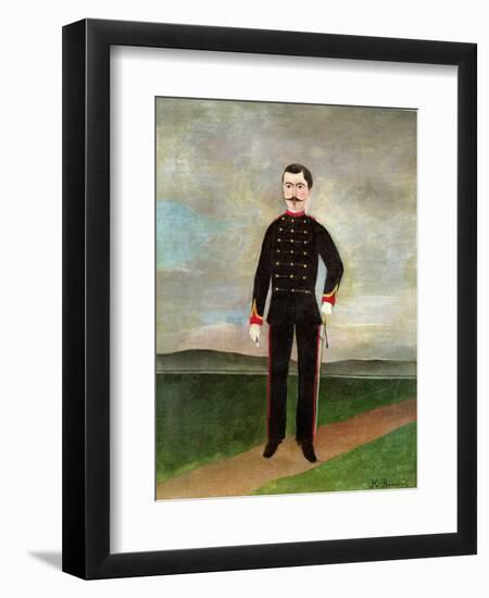 Marshal Des Logis Frumence-Biche of the 35th Artillery, C.1893-Henri Rousseau-Framed Giclee Print