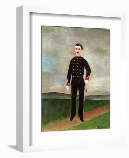 Marshal Des Logis Frumence-Biche of the 35th Artillery, C.1893-Henri Rousseau-Framed Giclee Print