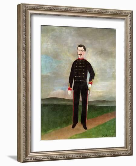 Marshal Des Logis Frumence-Biche of the 35th Artillery, C.1893-Henri Rousseau-Framed Giclee Print