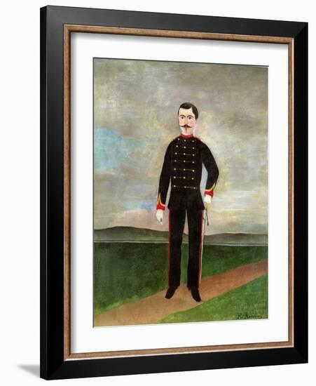 Marshal Des Logis Frumence-Biche of the 35th Artillery, C.1893-Henri Rousseau-Framed Giclee Print