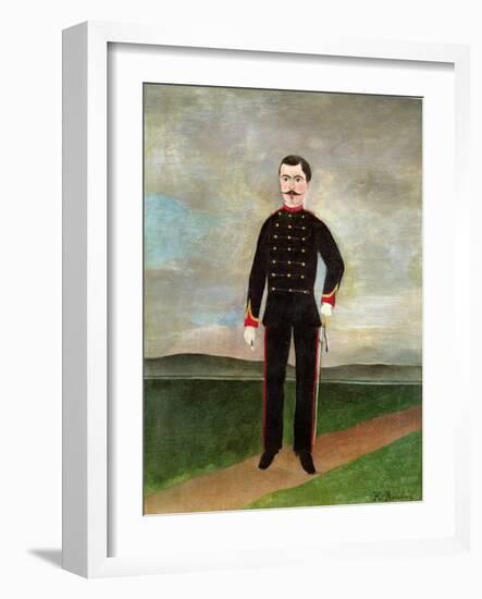 Marshal Des Logis Frumence-Biche of the 35th Artillery, C.1893-Henri Rousseau-Framed Giclee Print