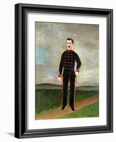 Marshal Des Logis Frumence-Biche of the 35th Artillery, C.1893-Henri Rousseau-Framed Giclee Print