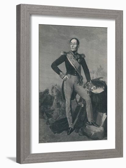 'Marshal Emmanuel, Marquis De Grouchy', c1834, (1896)-Henry Wolf-Framed Giclee Print