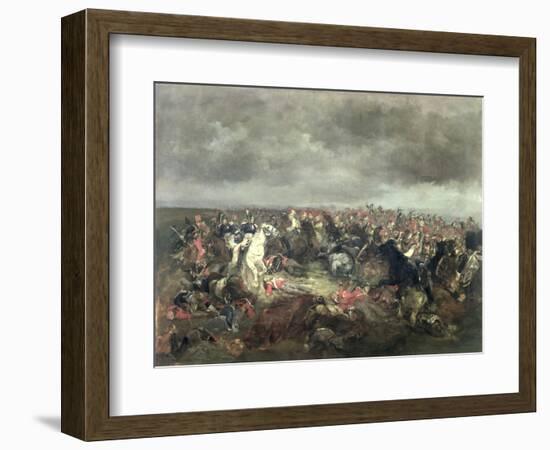 Marshal Ney (1769-1815) at Waterloo, 1869 (Oil on Canvas)-Henri-Louis Dupray-Framed Giclee Print