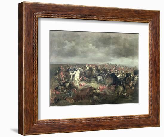 Marshal Ney (1769-1815) at Waterloo, 1869 (Oil on Canvas)-Henri-Louis Dupray-Framed Giclee Print