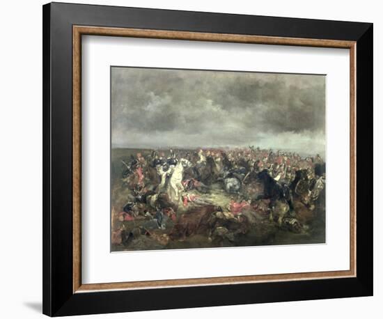 Marshal Ney (1769-1815) at Waterloo, 1869 (Oil on Canvas)-Henri-Louis Dupray-Framed Giclee Print