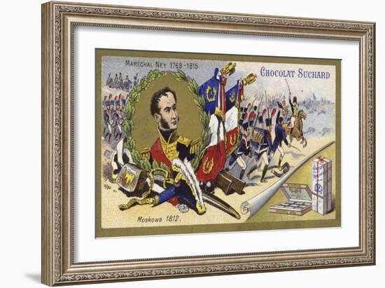 Marshal Ney at Moscow, 1812-null-Framed Giclee Print