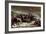 Marshal Ney Supporting the Rear Guard During the Retreat from Moscow, 1856-Adolphe Yvon-Framed Giclee Print