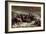 Marshal Ney Supporting the Rear Guard During the Retreat from Moscow, 1856-Adolphe Yvon-Framed Giclee Print