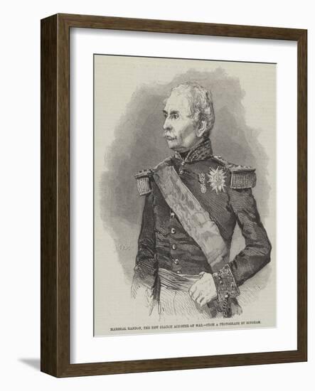 Marshal Randon, the New French Minister of War-Edmond Morin-Framed Giclee Print