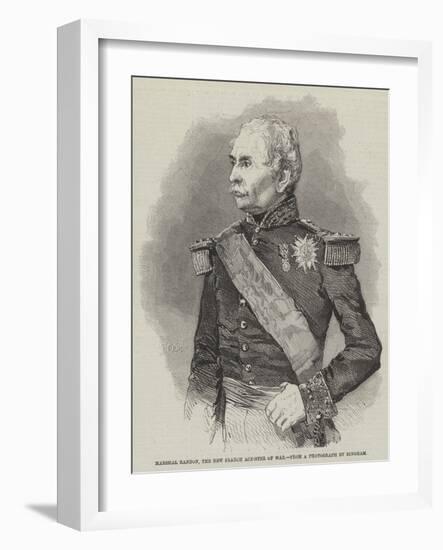 Marshal Randon, the New French Minister of War-Edmond Morin-Framed Giclee Print