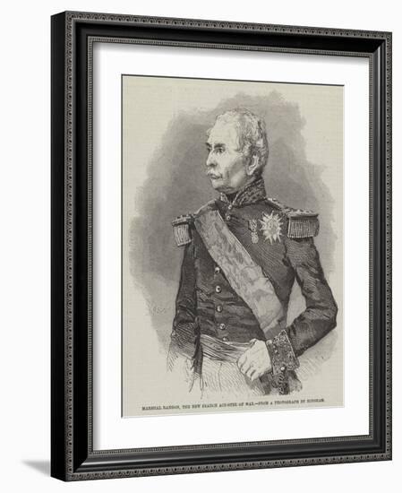 Marshal Randon, the New French Minister of War-Edmond Morin-Framed Giclee Print