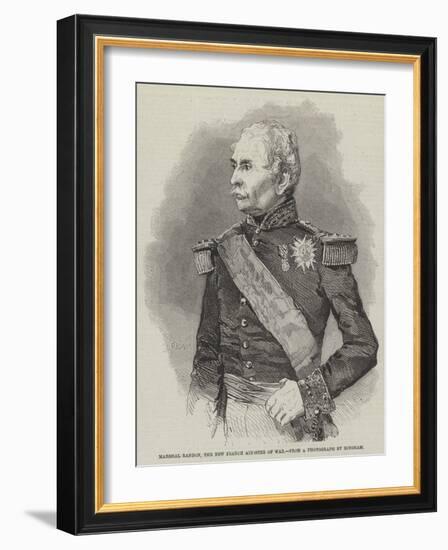 Marshal Randon, the New French Minister of War-Edmond Morin-Framed Giclee Print
