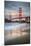 Marshall Beach Sunset and Golden Gate Bridge, California-Vincent James-Mounted Photographic Print