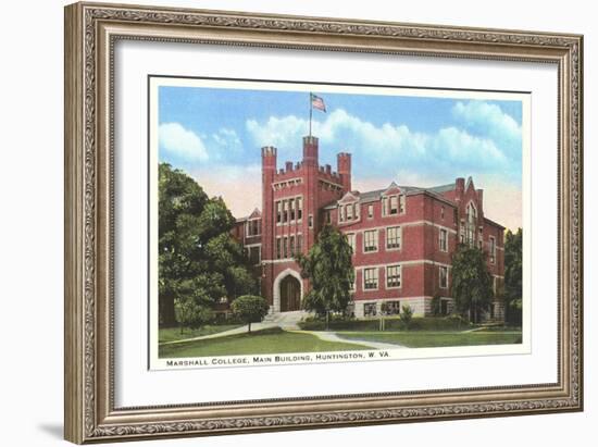 Marshall College, Huntington, West Virginia-null-Framed Art Print