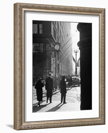 Marshall Field and Company Store-William C^ Shrout-Framed Photographic Print