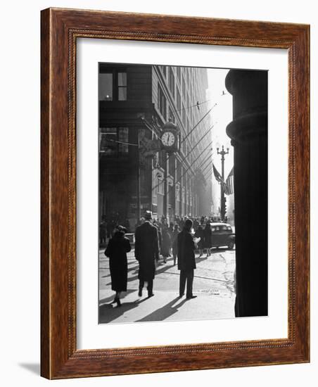 Marshall Field and Company Store-William C^ Shrout-Framed Photographic Print