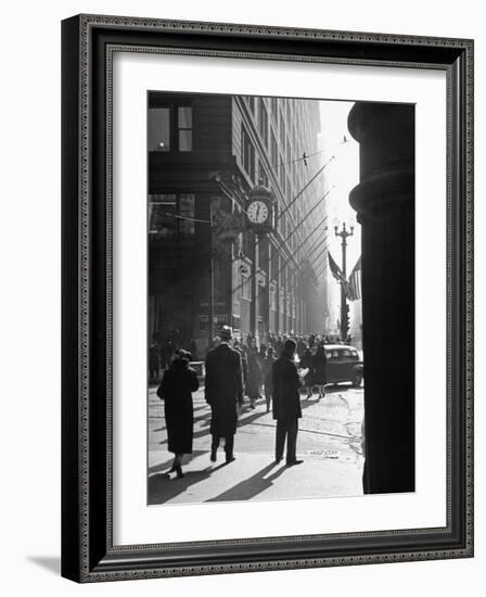 Marshall Field and Company Store-William C^ Shrout-Framed Photographic Print