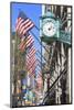 Marshall Field Building Clock, State Street, Chicago, Illinois, United States of America-Amanda Hall-Mounted Photographic Print