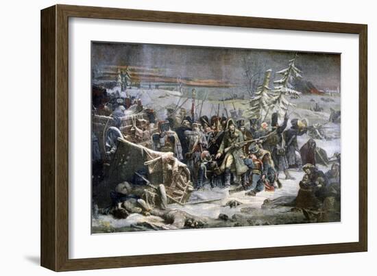 Marshall Ney During the Retreat from Russia, 1894-Adolphe Yvon-Framed Giclee Print