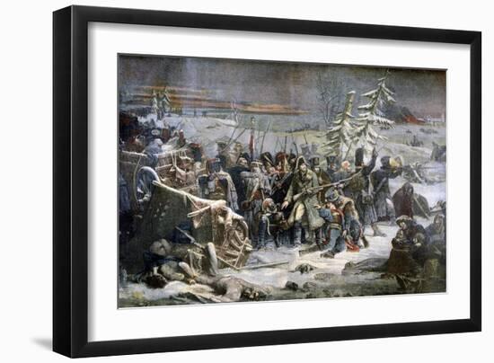 Marshall Ney During the Retreat from Russia, 1894-Adolphe Yvon-Framed Giclee Print