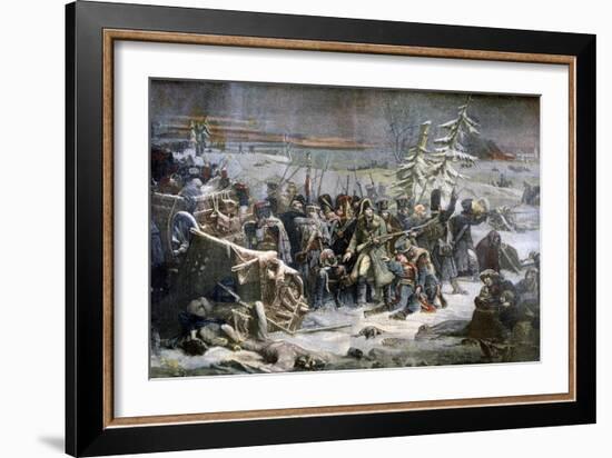 Marshall Ney During the Retreat from Russia, 1894-Adolphe Yvon-Framed Giclee Print