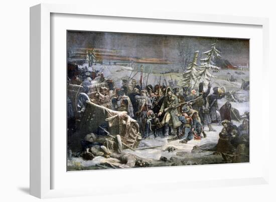 Marshall Ney During the Retreat from Russia, 1894-Adolphe Yvon-Framed Giclee Print