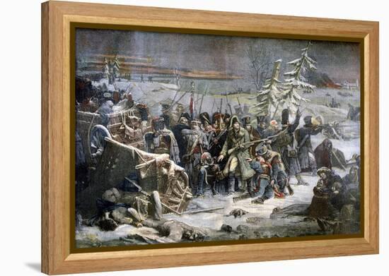 Marshall Ney During the Retreat from Russia, 1894-Adolphe Yvon-Framed Premier Image Canvas