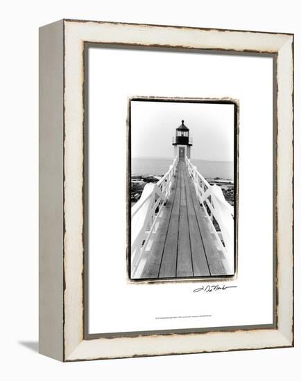 Marshall Point Light, Maine-Laura Denardo-Framed Stretched Canvas