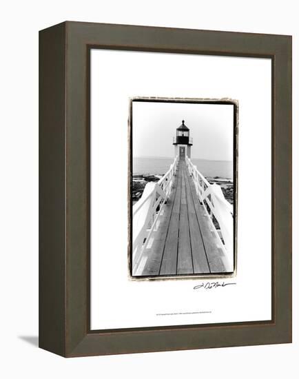 Marshall Point Light, Maine-Laura Denardo-Framed Stretched Canvas