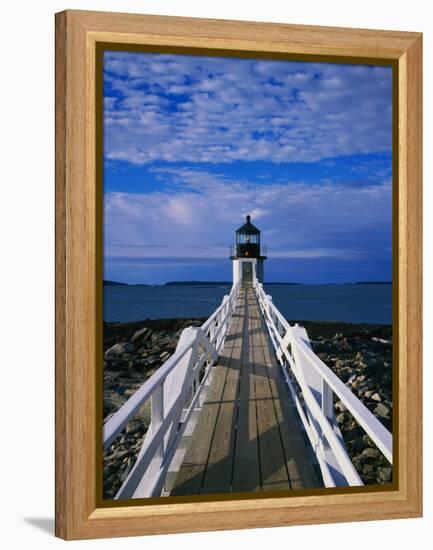 Marshall Point Lighthouse-James Randklev-Framed Premier Image Canvas