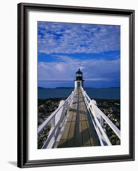 Marshall Point Lighthouse-James Randklev-Framed Photographic Print