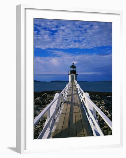 Marshall Point Lighthouse-James Randklev-Framed Photographic Print