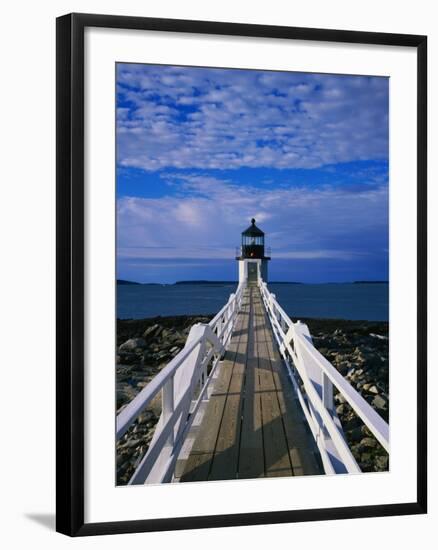 Marshall Point Lighthouse-James Randklev-Framed Photographic Print