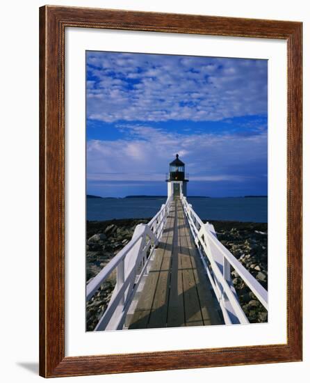 Marshall Point Lighthouse-James Randklev-Framed Photographic Print