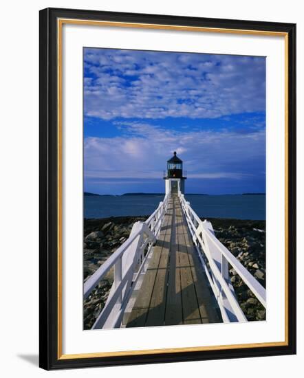 Marshall Point Lighthouse-James Randklev-Framed Photographic Print