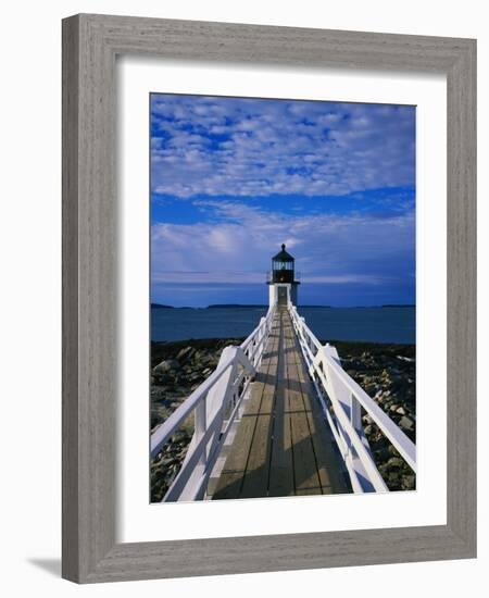 Marshall Point Lighthouse-James Randklev-Framed Photographic Print