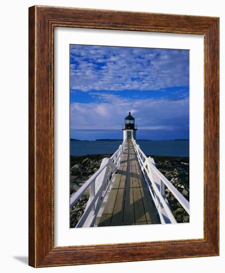 Marshall Point Lighthouse-James Randklev-Framed Photographic Print