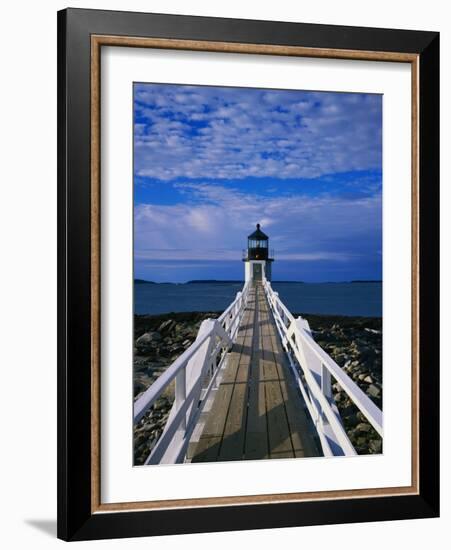 Marshall Point Lighthouse-James Randklev-Framed Photographic Print