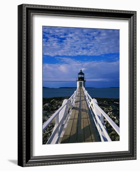 Marshall Point Lighthouse-James Randklev-Framed Photographic Print