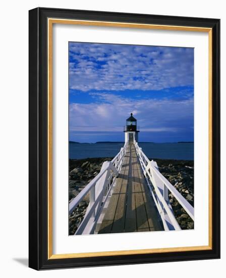 Marshall Point Lighthouse-James Randklev-Framed Photographic Print