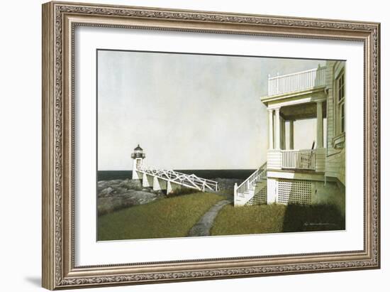 Marshall Point Lighthouse-Zhen-Huan Lu-Framed Giclee Print